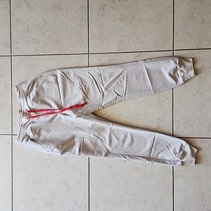 Figs high waisted Zamora Bone small scrub joggers